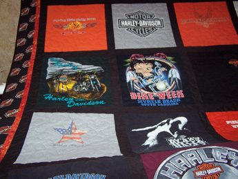 Harley-Davidson T-Shirt Quilt (King Sized)